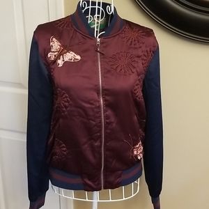 💞Burgundy and navy jacket